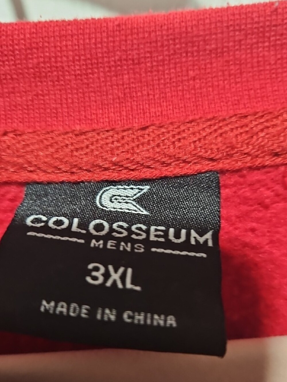 Colosseum Red Alabama Crimson Tide Crewneck Sweatshirt Size 3XL - Picture 2 of 5